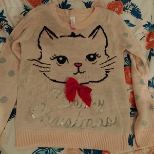 Ugly Christmas cat sweater